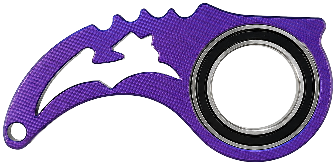 Spin Different keychain with real bearing